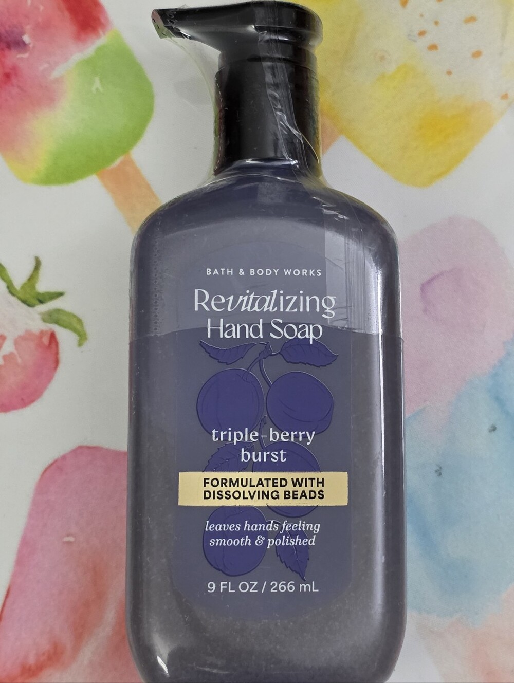 Bath & Body Works Triple-Berry Burst Revitalizing Hand Soap 9oz NEW